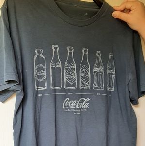 Coca-Cola blue/gray t-shirt adult M/L